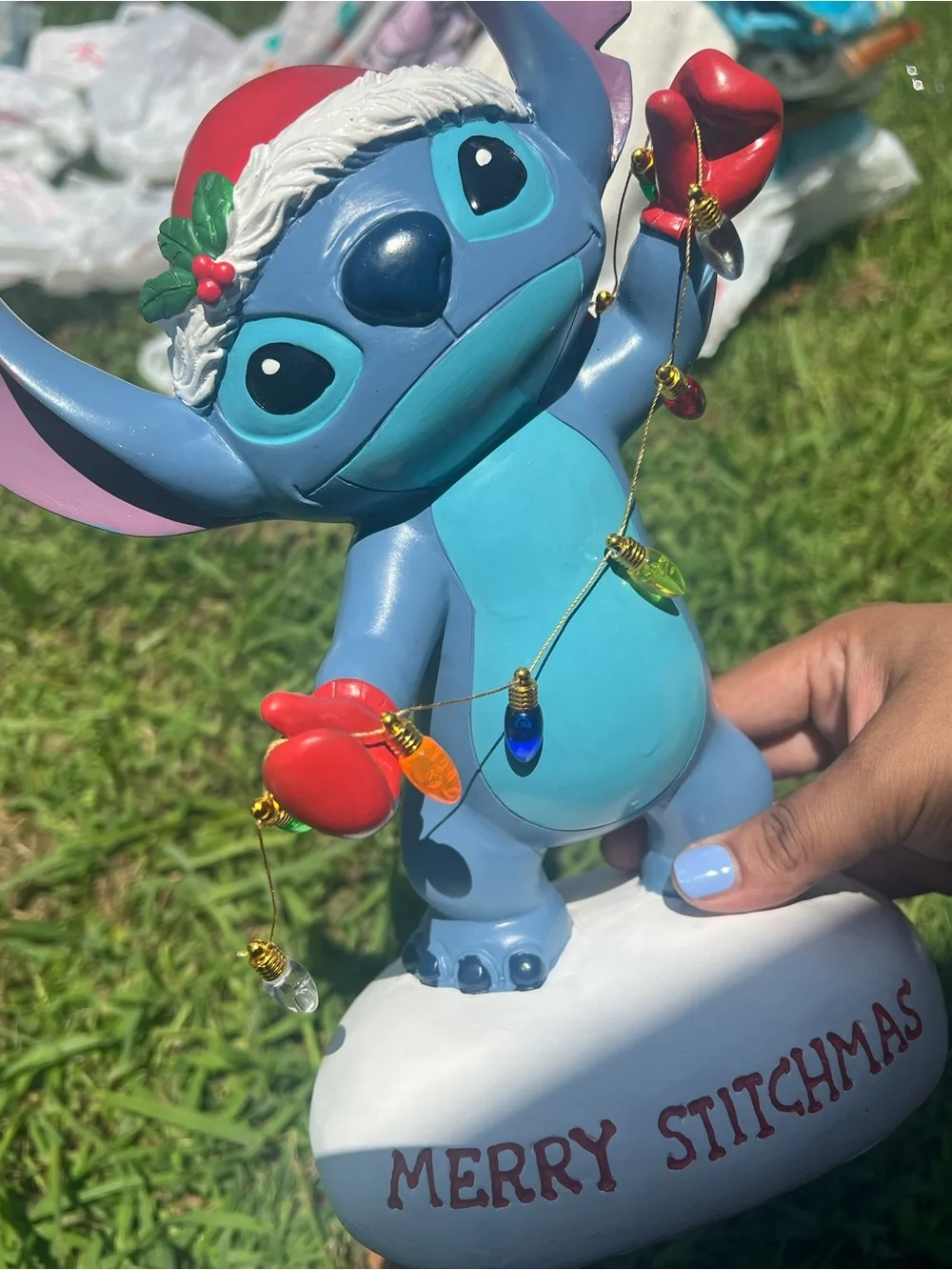 Disney Stitch Holiday Figurine